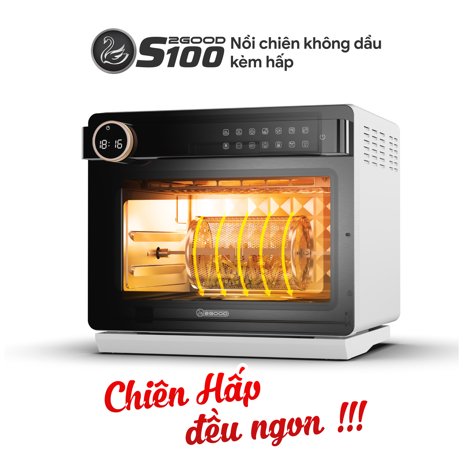 Nồi Chiên Không Dầu Hơi Nước 20 Lít&nbsp;